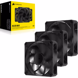 Corsair RS120 MAX Case per computer Ventilatore 12 cm Nero 3 pz - Vista aggiuntiva 6