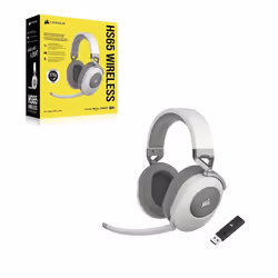 Corsair HS65 Auricolare Wireless A Padiglione Gaming Bluetooth Bianco - Vista aggiuntiva 4