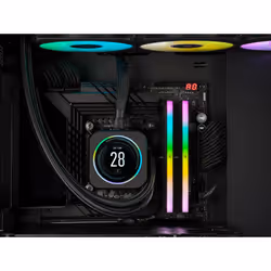 Corsair DDR5 96GB PC 6800 CL40 KIT (2x48GB) VENGEANCE RGB B retail memoria 4800 MHz - Vista aggiuntiva 5