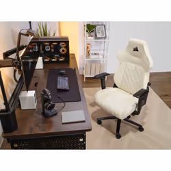 Corsair TC500 LUXE Sedia da gaming per PC Sedia tappezzata Beige - Vista aggiuntiva 8