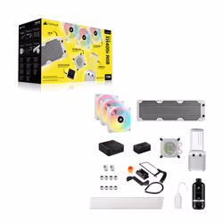 Corsair XH405i Processore Kit di raffreddamento a liquido Bianco - Vista aggiuntiva 7
