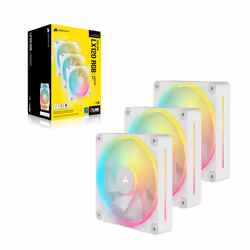 Corsair iCUE LINK LX120 RGB Case per computer Ventilatore 12 cm Bianco 3 pz - Vista aggiuntiva 5