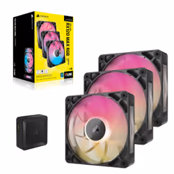 Corsair iCUE LINK RX120 MAX RGB Case per computer Ventilatore 12 cm Nero 3 pz - Vista aggiuntiva 4