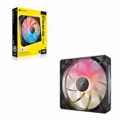 Corsair iCUE LINK RX140 MAX RGB Case per computer Ventilatore 14 cm Nero 1 pz - Vista aggiuntiva 4