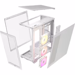 Corsair 3500X ARGB Midi Tower Bianco - Vista aggiuntiva 6