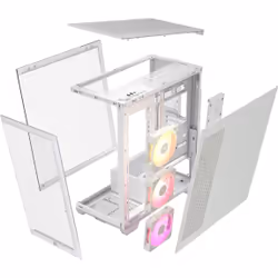Corsair iCUE LINK 3500X RGB Midi Tower Bianco - Vista aggiuntiva 6