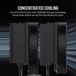 Corsair AF ELITE A115 Processore Raffreddatore d'aria 14 cm Nero 1 pz - Vista aggiuntiva 5