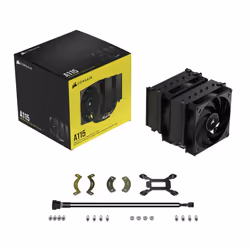 Corsair AF ELITE A115 Processore Raffreddatore d'aria 14 cm Nero 1 pz - Vista aggiuntiva 7