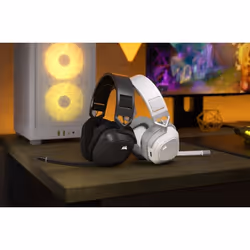 Corsair CA-9011296-EU cuffia e auricolare Wireless A Padiglione Gaming Bluetooth Bianco - Vista aggiuntiva 8