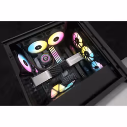 Corsair CW-9060074-WW sistema di raffreddamento per computer Processore Raffreddatore di liquidi tutto in uno 12 cm Nero 1 pz - Vista aggiuntiva 6