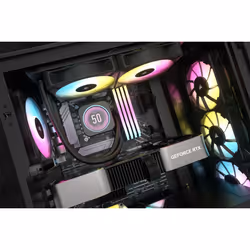 Corsair CW-9060074-WW sistema di raffreddamento per computer Processore Raffreddatore di liquidi tutto in uno 12 cm Nero 1 pz - Vista aggiuntiva 7