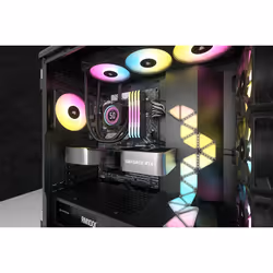 Corsair CW-9060075-WW sistema di raffreddamento per computer Processore Raffreddatore di liquidi tutto in uno 12 cm Nero 1 pz - Vista aggiuntiva 4
