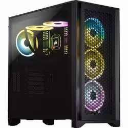 Corsair iCUE 4000D RGB Midi Tower Nero - Vista aggiuntiva 7
