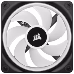 Corsair CO-9051001-WW sistema di raffreddamento per computer Case per computer Ventilatore 12 cm Nero, Bianco 1 pz - Vista aggiuntiva 4
