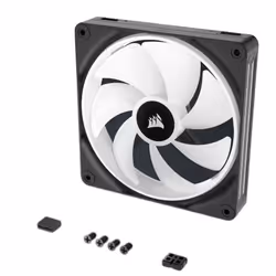 Corsair CO-9051004-WW sistema di raffreddamento per computer Case per computer Ventilatore 14 cm Nero, Bianco 2 pz - Vista aggiuntiva 6