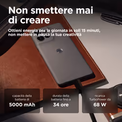 Motorola Edge 50 12GB 512 GB Grigio - Vista aggiuntiva 7