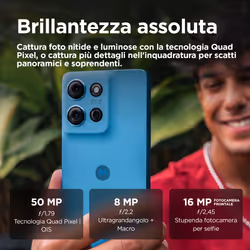 Motorola moto G75 8 GB 256 GB Blu - Vista aggiuntiva 6
