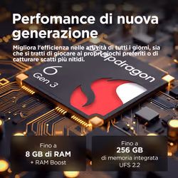 Motorola moto G75 8 GB 256 GB Blu - Vista aggiuntiva 8