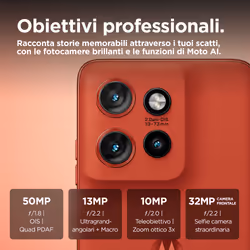 Motorola Edge 50 Neo 8 GB 256 GB Rosso - Vista aggiuntiva 5