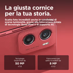 Motorola moto g05 4 GB 128 GB Rosso - Vista aggiuntiva 7