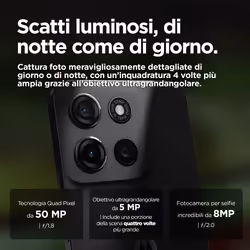 Motorola moto g15 8 GB 256 GB Grigio - Vista aggiuntiva 7