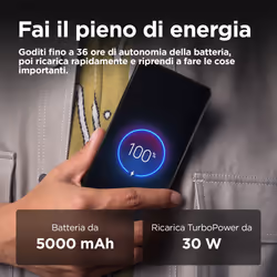 Motorola moto g75 8 GB 256 GB Grigio - Vista aggiuntiva 8