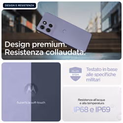Motorola moto g86 5G 16,9 cm (6.67") Doppia SIM Android 15 USB tipo-C 8 GB 256 GB 5200 mAh Lillà - Vista aggiuntiva 6