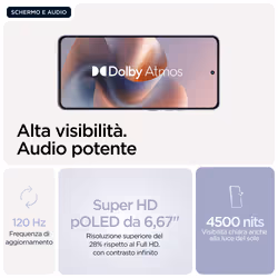 Motorola moto g86 5G 16,9 cm (6.67") Doppia SIM Android 15 USB tipo-C 8 GB 256 GB 5200 mAh Lillà - Vista aggiuntiva 7