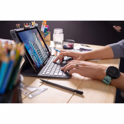 ZAGG Messenger Folio 2 Tedesco Bluetooth Antracite - Vista aggiuntiva 8