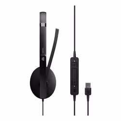 EPOS ADAPT 130T USB II Auricolare Cablato A Padiglione Ufficio USB tipo A Nero - Vista aggiuntiva 5