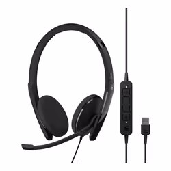 EPOS ADAPT 160T USB II Auricolare Cablato A Padiglione Ufficio USB tipo A Nero - Vista aggiuntiva 4