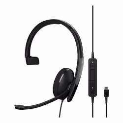 EPOS | SENNHEISER ADAPT 130T USB-C II Auricolare Cablato A Padiglione Ufficio USB tipo-C Nero - Vista aggiuntiva 4