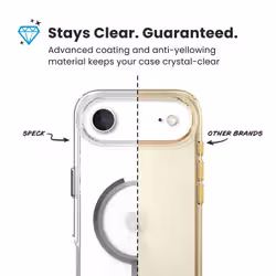Speck 150963-3240 custodia per cellulare 16,5 cm (6.5") Cover Trasparente, Argento - Vista aggiuntiva 4