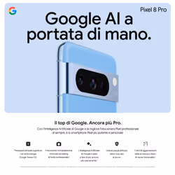 Google Pixel 8 Pro - sbloccato con teleobiettivo, con 24 ore di autonomia e display Super Actua - Grigio creta - Vista aggiuntiva 8