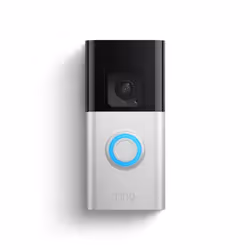 Ring Battery Doorbell Plus, Nero, Nichel, Casa, 2-vie, 150°, 150°, Wireless