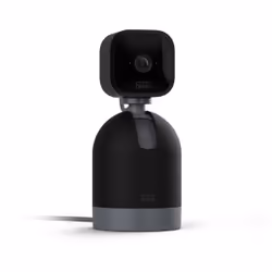 Blink Mini orientabile/inclinabile (nero), Telecamera di sicurezza IP, Interno, Wireless, Alexa, Scrivania, Nero