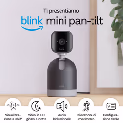 Blink Mini orientabile/inclinabile (nero)
