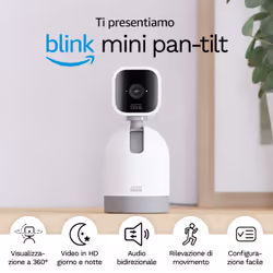 Blink Mini orientabile/inclinabile (bianco)