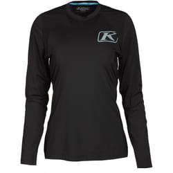 Klim Solstice -1.0 Camicia funzionale a maniche lunghe da donna, nero, dimensione L per donne