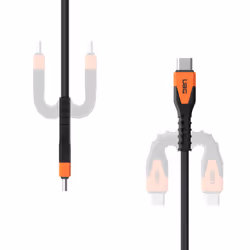 Urban Armor Gear Kevlar cavo USB USB 2.0 1,5 m USB C Nero, Arancione - Vista aggiuntiva 8