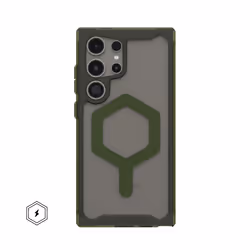 Urban Armor Gear Plyo PRO Case, Cover, Samsung, Galaxy S24 Ultra, 17,3 cm (6.8"), Oliva, Trasparente