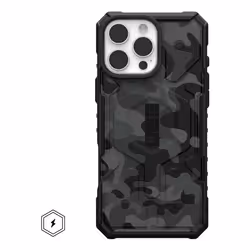 Urban Armor Gear 114472114061, Cover, Apple, iPhone 16 Pro Max, 17,5 cm (6.9"), Nero, Grigio