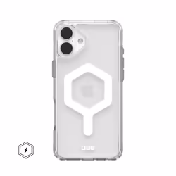 Urban Armor Gear Plyo, Cover, Apple, iPhone 16 Plus, 17 cm (6.7"), Trasparente, Bianco