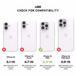 Urban Armor Gear Limited Edition Plyo custodia per cellulare 16 cm (6.3") Cover Blu - Vista aggiuntiva 4