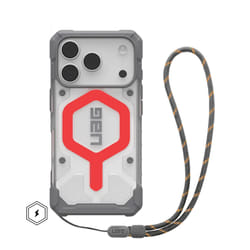 Urban Armor Gear Pathfinder custodia per cellulare 16 cm (6.3") Cover Grigio, Rosso, Trasparente