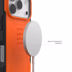 Urban Armor Gear Civilian Cover iPhone 17 Pro Arancione - Vista aggiuntiva 3