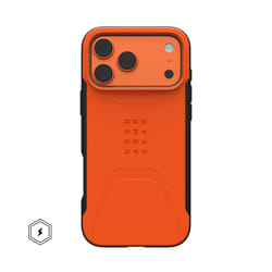 Urban Armor Gear Civilian Cover iPhone 17 Pro Max PC Arancione