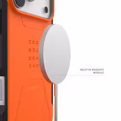 Urban Armor Gear Civilian Cover iPhone 17 Pro Max PC Arancione - Vista aggiuntiva 3