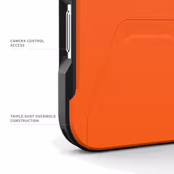 Urban Armor Gear Civilian Cover iPhone 17 Pro Max PC Arancione - Vista aggiuntiva 5