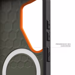 Urban Armor Gear Civilian custodia per cellulare 17,5 cm (6.9") Cover Arancione, Oliva - Vista aggiuntiva 7